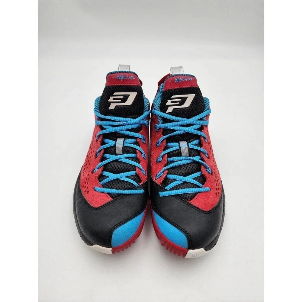 Nike Air Jordan CP3 VII Gym Red Powder Blue Sz 8.5 Men's Shoes 616805-607